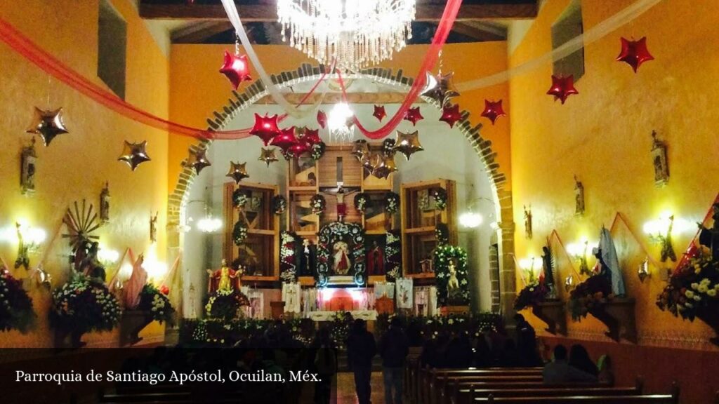 Parroquia de Santiago Apóstol, Ocuilan, Méx - Ocuilan de Arteaga (Estado de México)